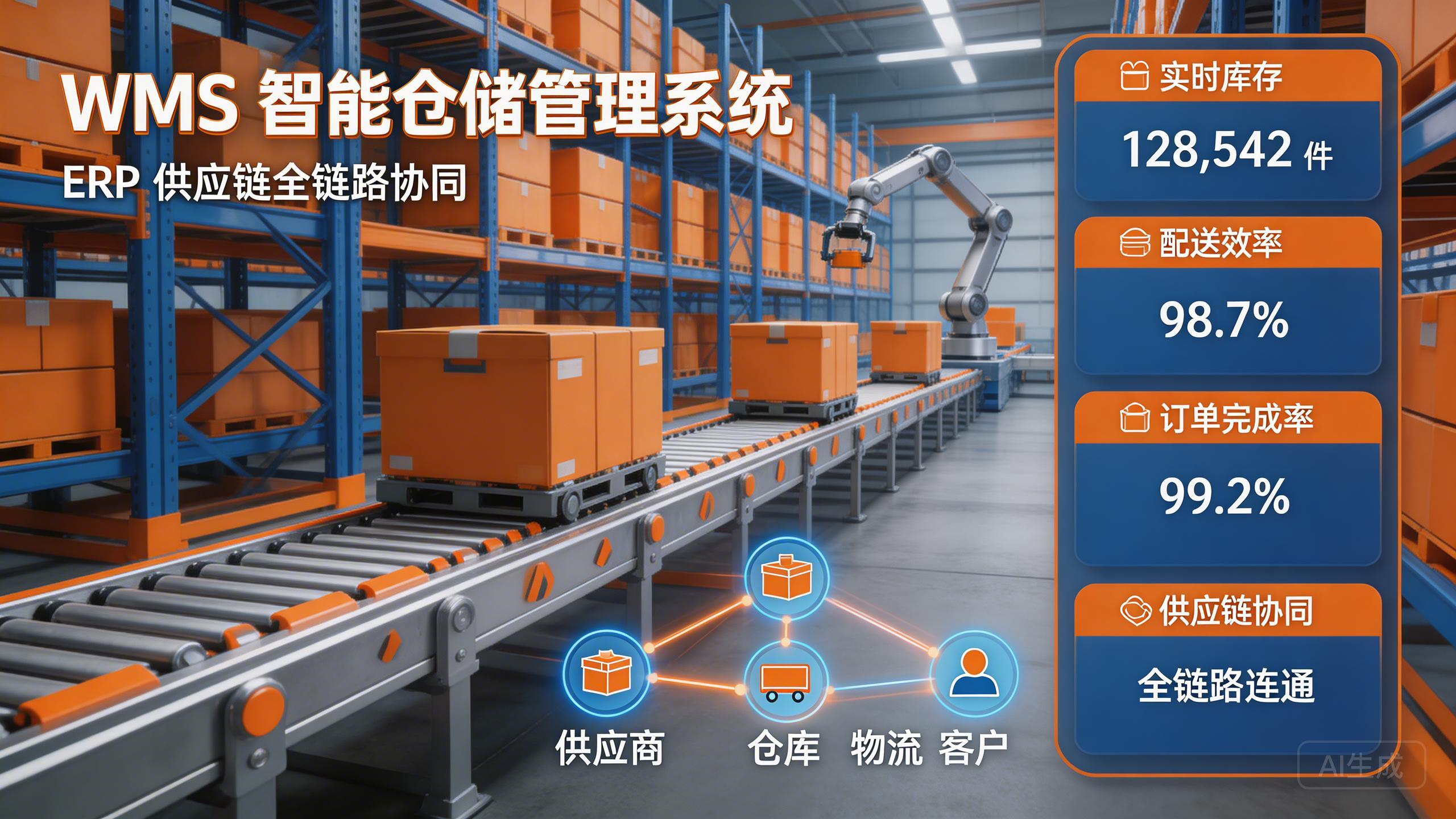 ERP+供应链+WMS 一体化系统